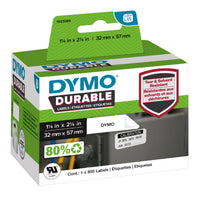 Dymo 1933084 Durable Label Shipping Label White 57mmx32mm Roll Of 800