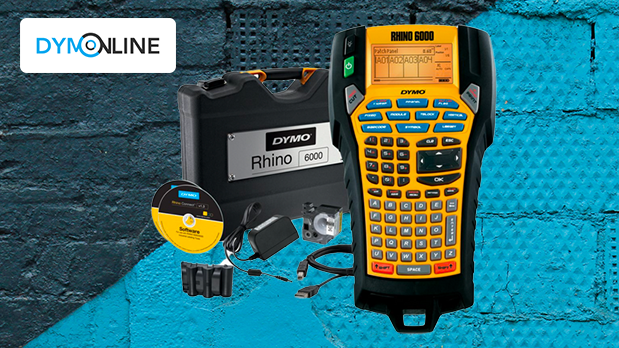 Dymo Rhino 6000 Hard Case Kit: Fast Labelling for Any Job Site