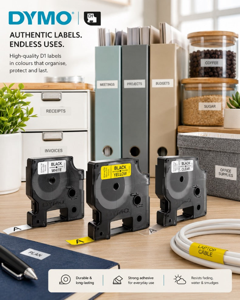 Everything You Need to Know About DYMO D1 Labels: The Australian Guide