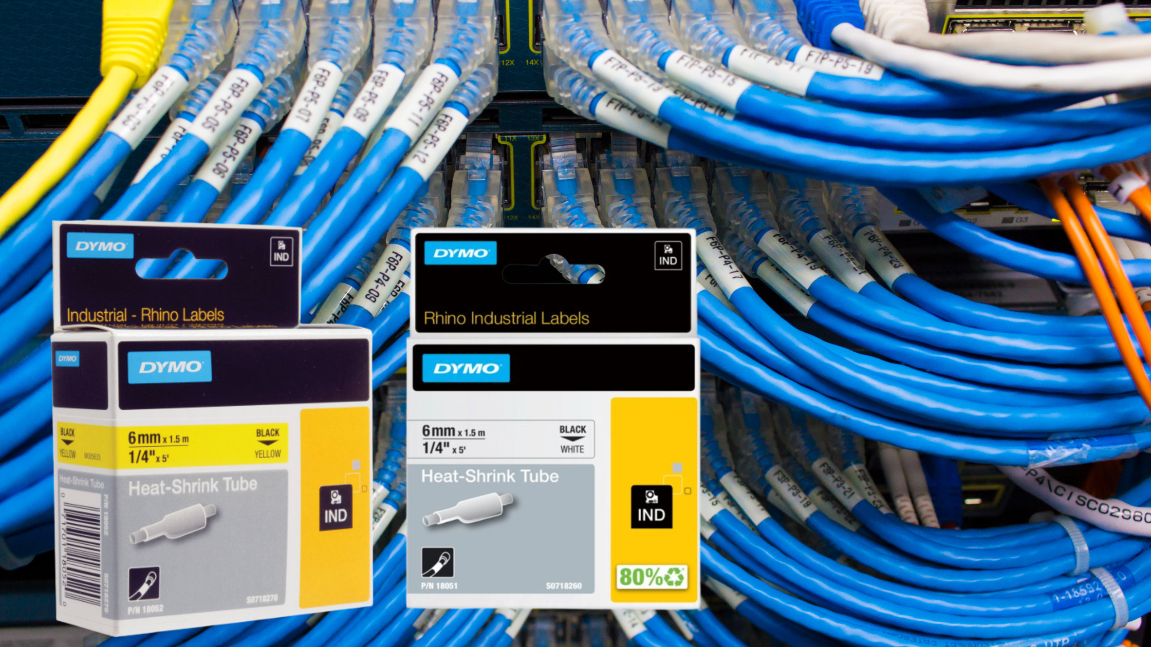 DYMO Rhino Heat Shrink: Sizes, Machines & Applications Guide