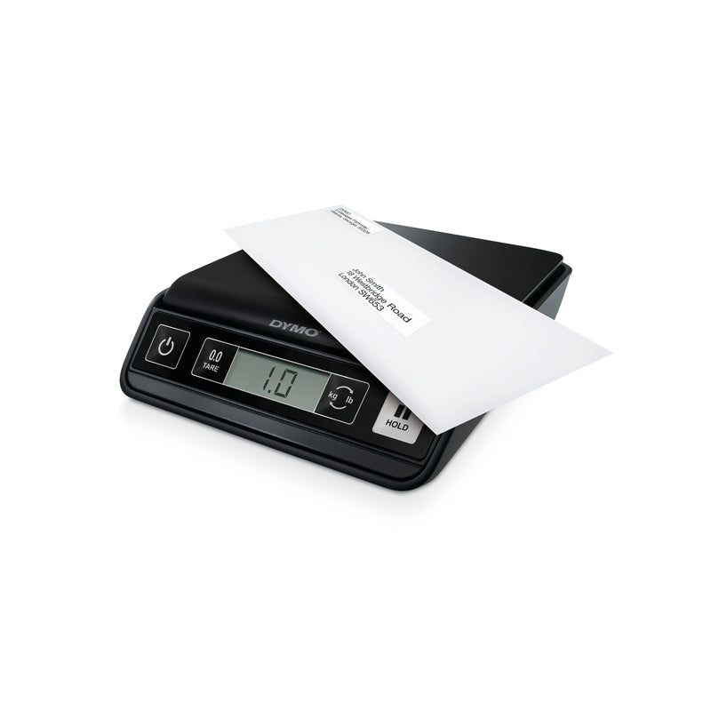 Top view of Dymo M2 Digital Postal Scale showing LCD display S0928990