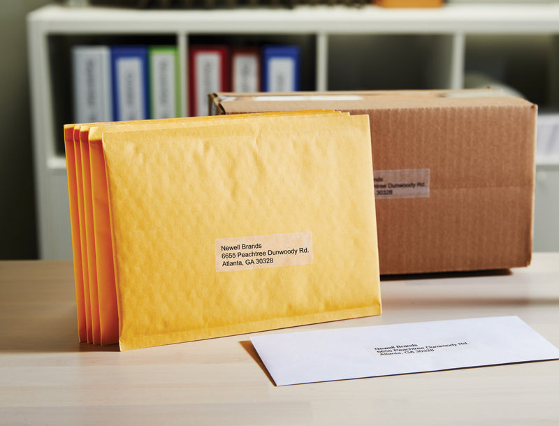 Clear DYMO 36 x 89mm Label on Parcel – Large Address Label, Poly Plastic #99013 / S0722410