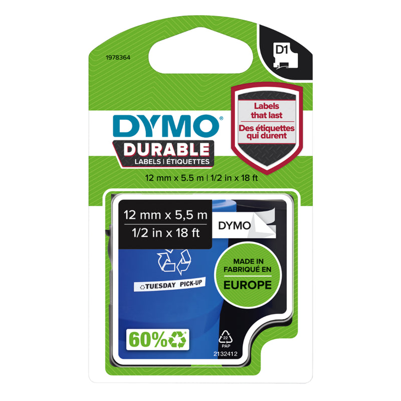 Dymo D1 LabelManager Durable Label Tape Range-9