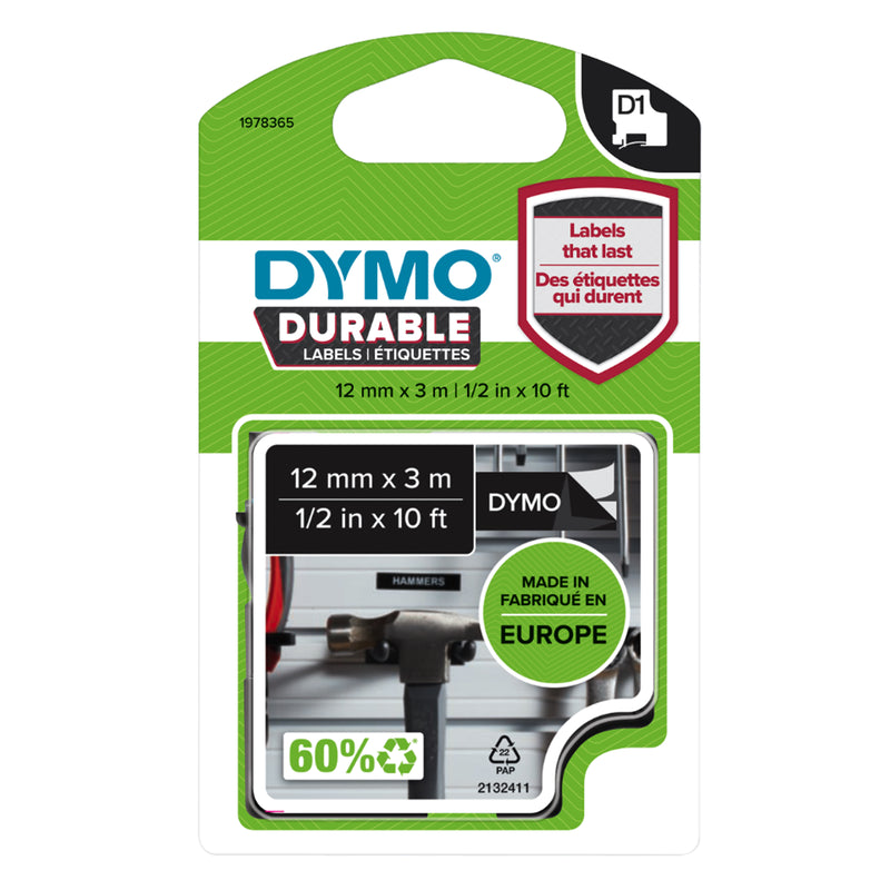 Dymo D1 LabelManager Durable Label Tape Range-10