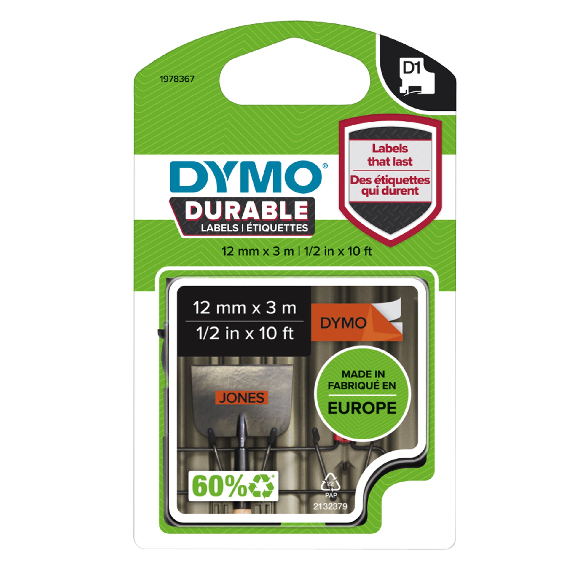 Dymo D1 LabelManager Durable Label Tape Range-11