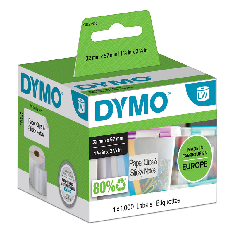 Dymo 11354 S0722540 Labelwriter Multi Purpose Labels 57x32mm