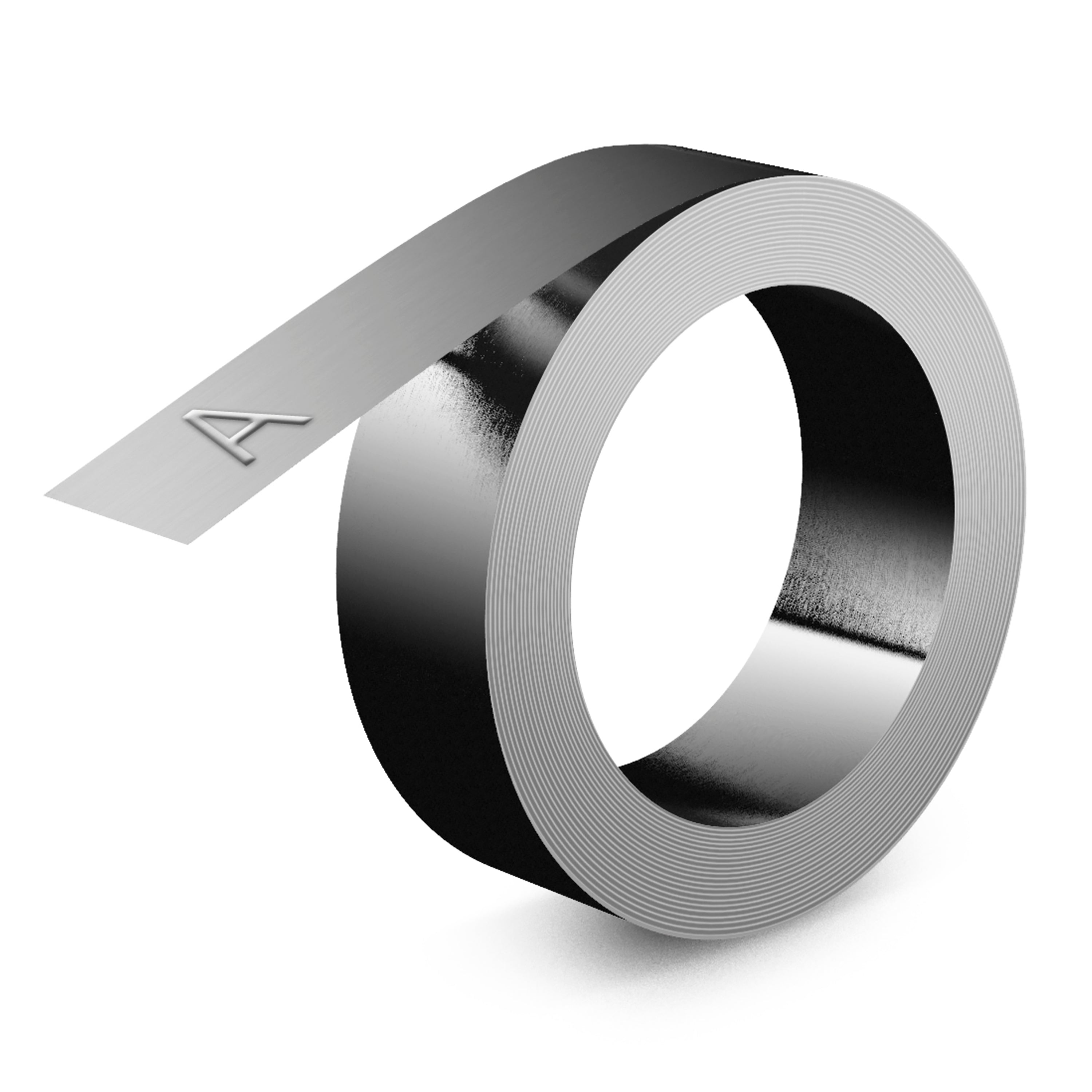 Dymo 301242 Metal Embossing Tape Stainless Steel Non-Adhesive 12mm x 4.8m