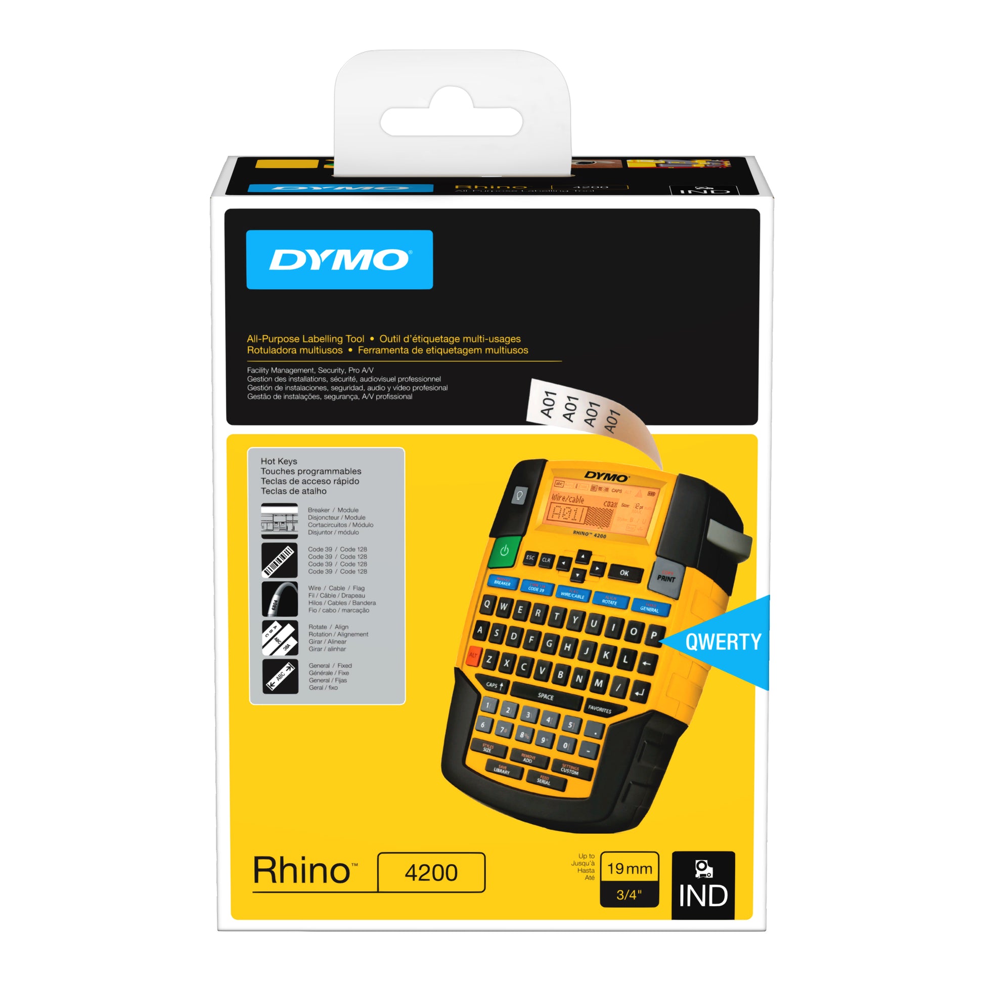 Dymo Rhino 4200 Industrial Labelling Tool in box