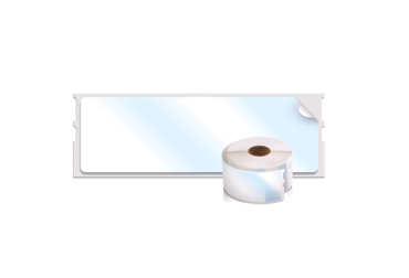 Transparent DYMO LabelWriter Poly Plastic Label Roll – 36 x 89mm, Model 99013 / S0722410