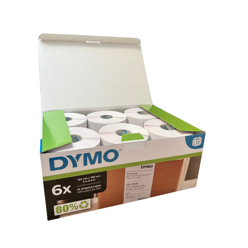 Dymo LabelWriter 4XL 5XL label roll box packaging