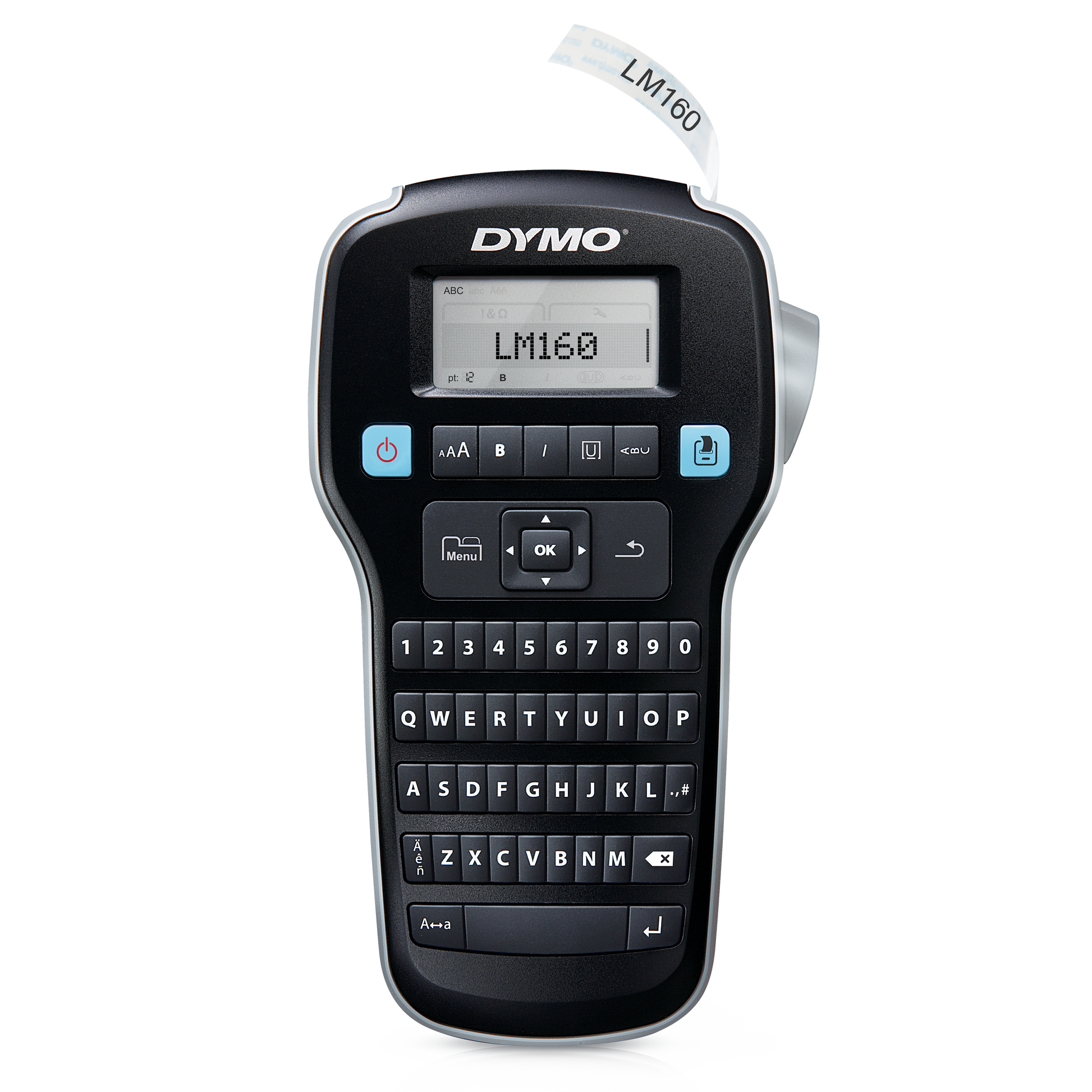 DYMO LabelManager 160 portable handheld label maker with QWERTY keyboard and display screen
