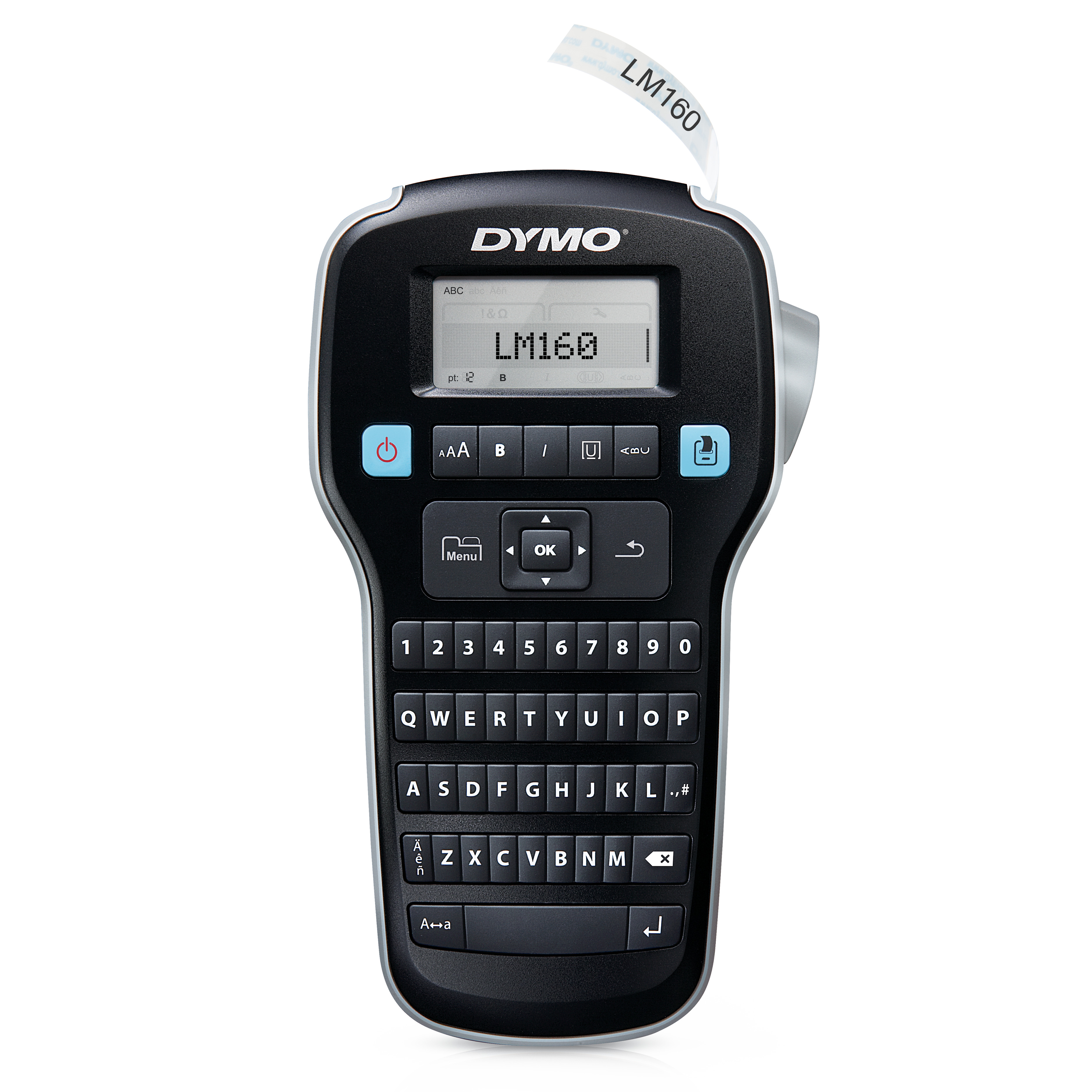 DYMO LabelManager 160 portable handheld label maker with QWERTY keyboard and display screen