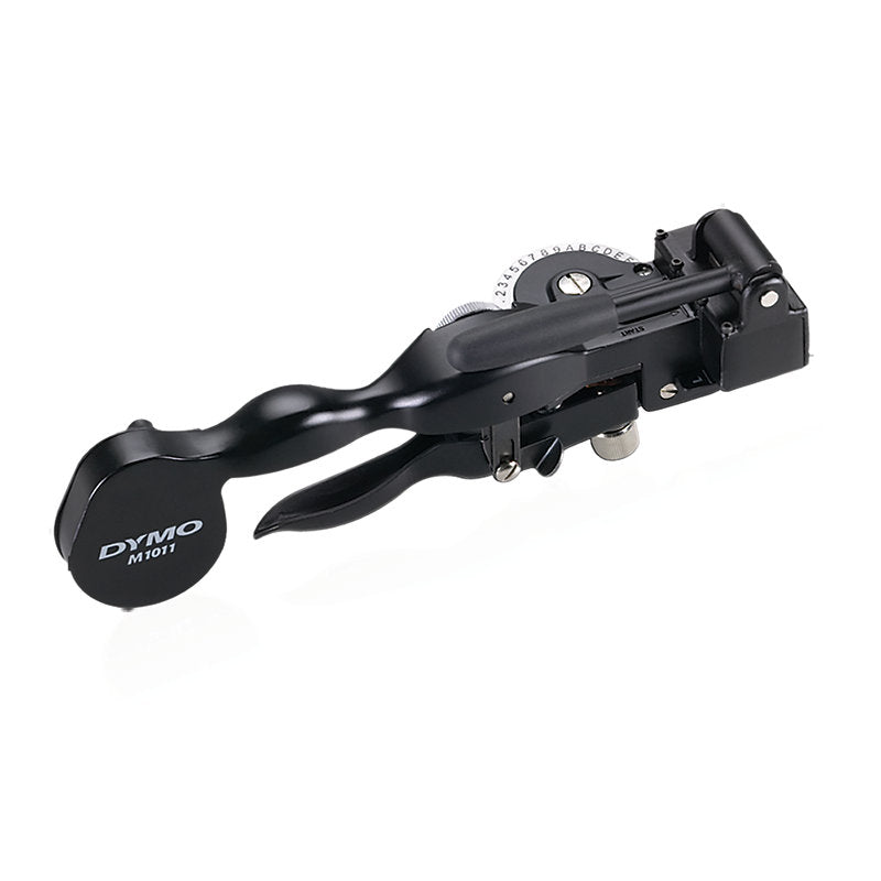 Dymo M1011 Embossing Tool Side View – showcasing the rugged build for tough environments.