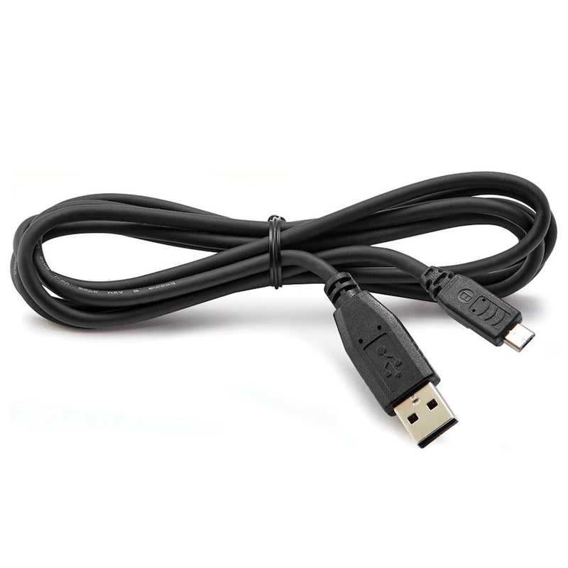 Black Dymo 1997364 micro USB cable for the LabelWriter Wireless, coiled