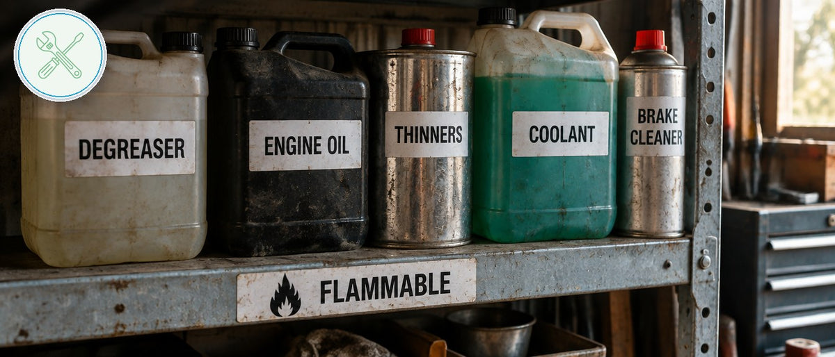 DymoOnline trades-workshop collection banner: real-world labels in use with the industry icon.