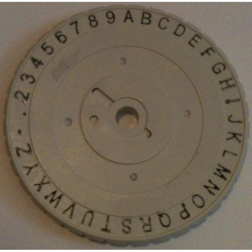 Dymo Rhino M11-SW Standard Character Embossing Wheel for M1011-2
